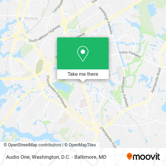 Audio One map
