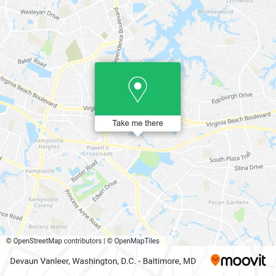 Devaun Vanleer map