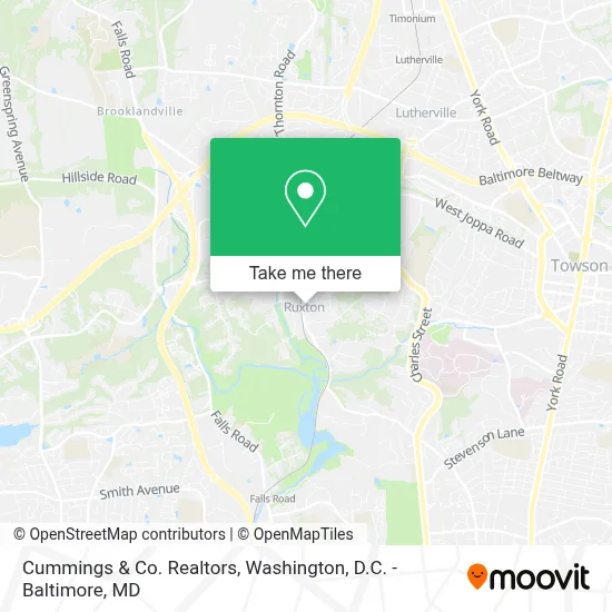 Cummings & Co. Realtors map