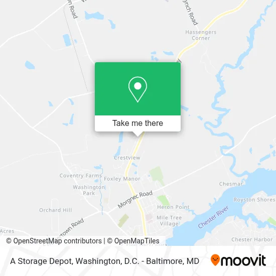 A Storage Depot map