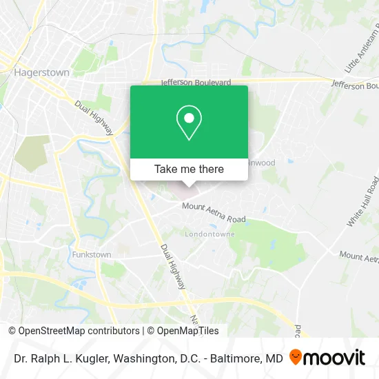 Dr. Ralph L. Kugler map