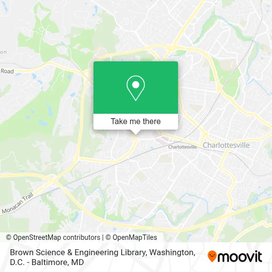 Brown Science & Engineering Library map