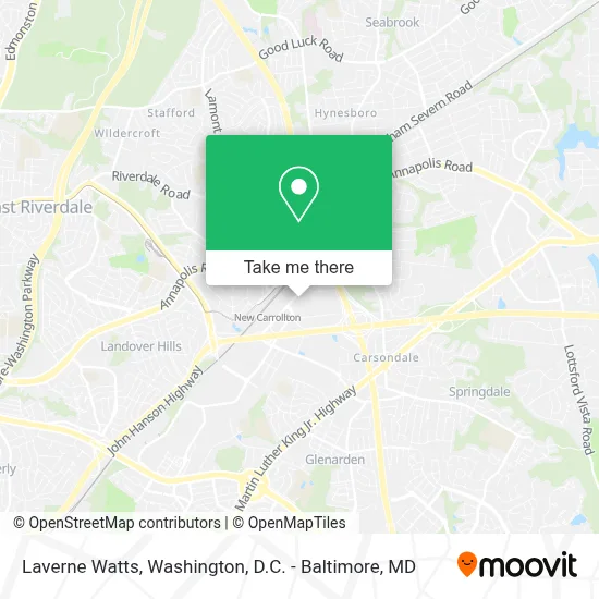 Laverne Watts map