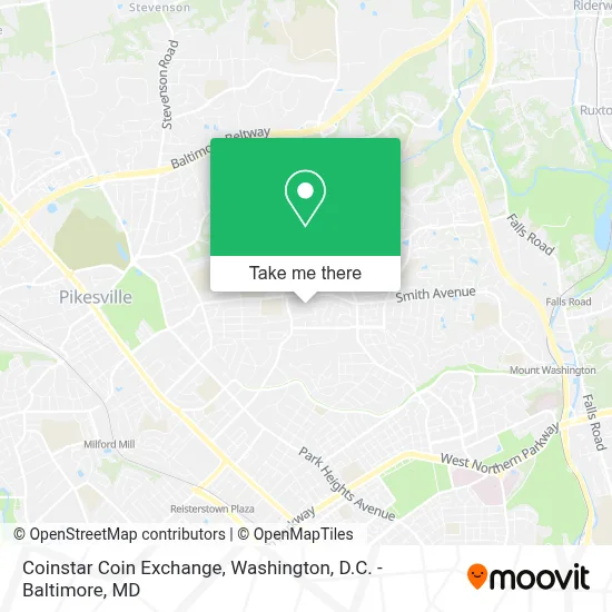 Coinstar Coin Exchange map