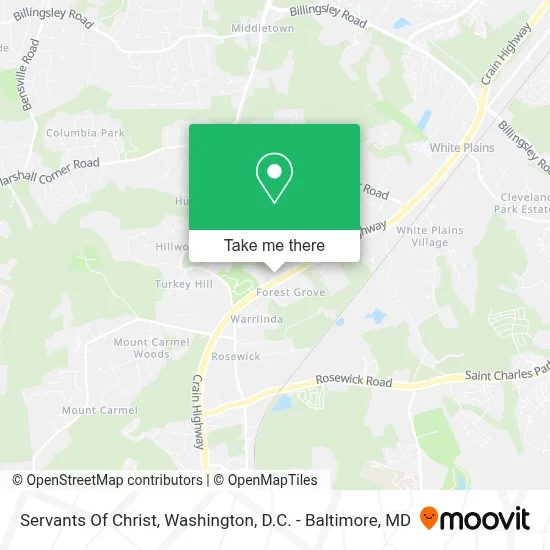 Servants Of Christ map