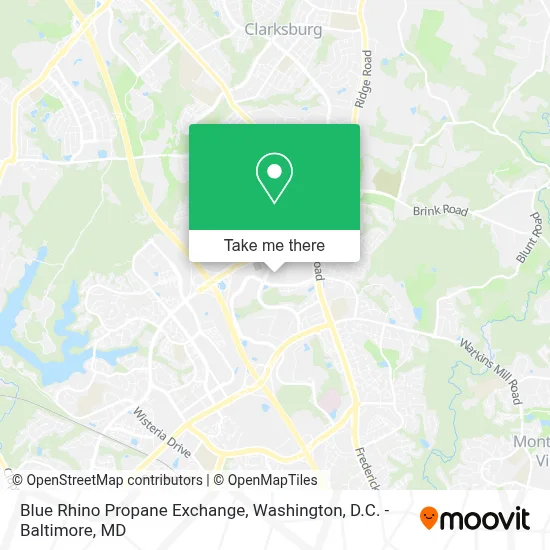 Blue Rhino Propane Exchange map