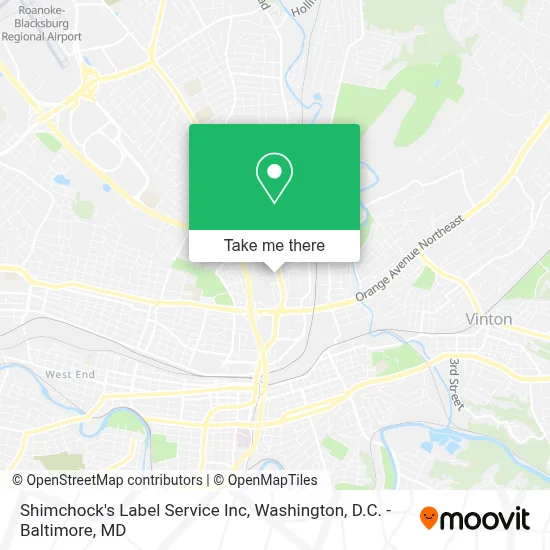 Shimchock's Label Service Inc map