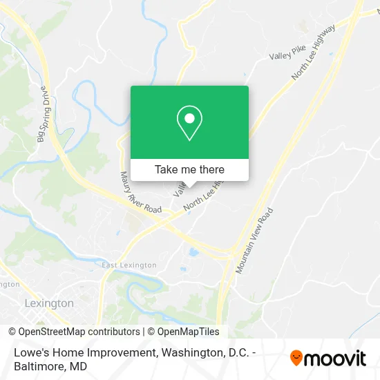 Lowe's Home Improvement map