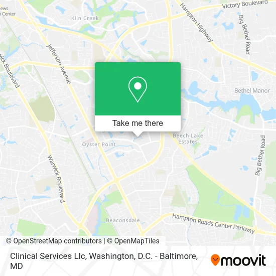 Clinical Services Llc map