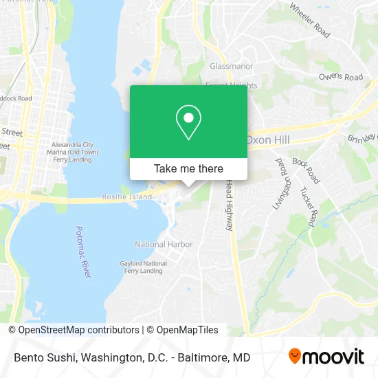 Bento Sushi map