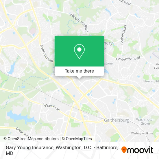 Gary Young Insurance map