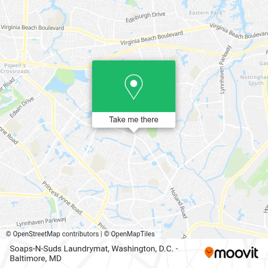 Soaps-N-Suds Laundrymat map