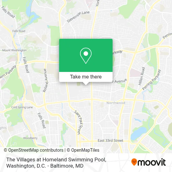 The Villages at Homeland Swimming Pool map