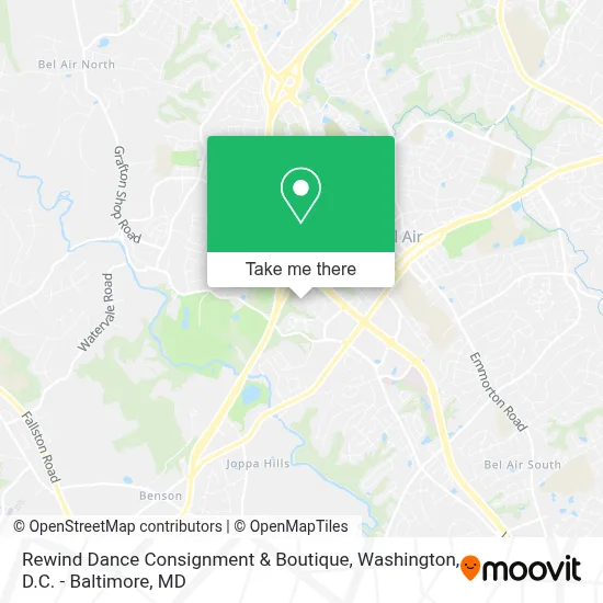 Rewind Dance Consignment & Boutique map