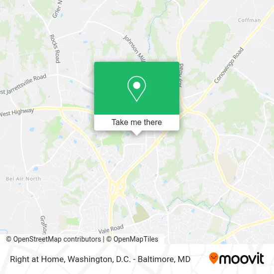 Right at Home map