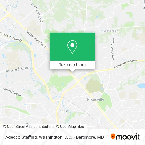 Adecco Staffing map