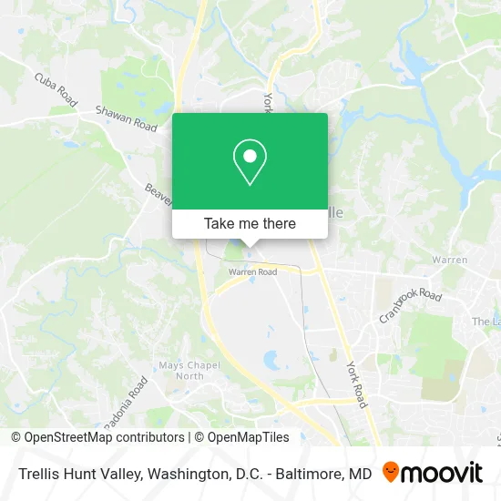 Trellis Hunt Valley map