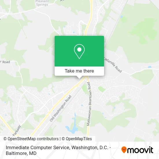 Immediate Computer Service map