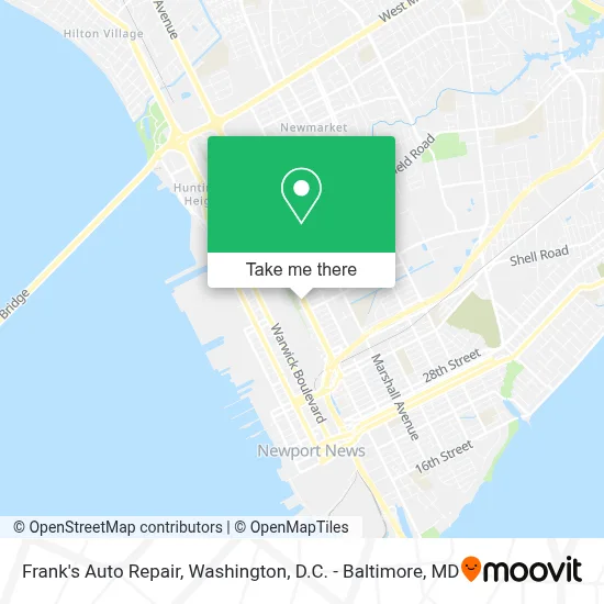 Frank's Auto Repair map