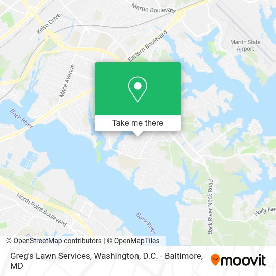 Greg's Lawn Services map