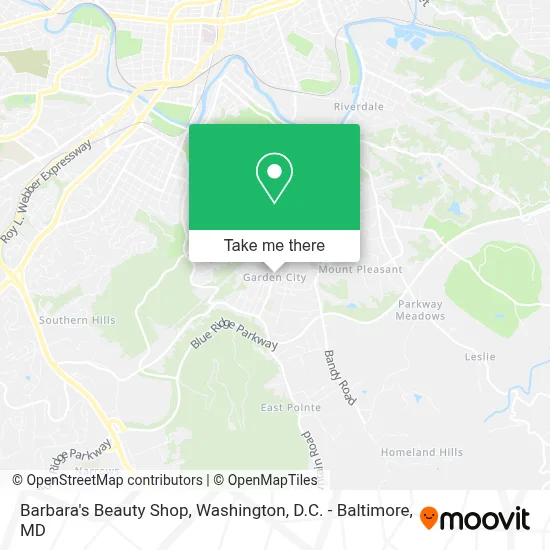 Barbara's Beauty Shop map