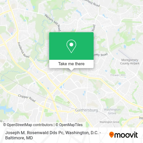 Joseph M. Rosenwald Dds Pc map
