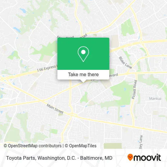 Toyota Parts map