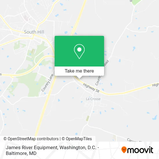 James River Equipment map