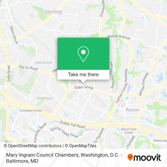Mary Ingram Council Chambers map