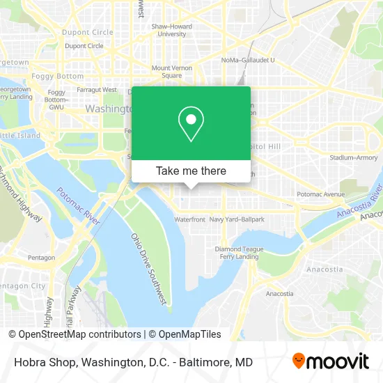 Hobra Shop map