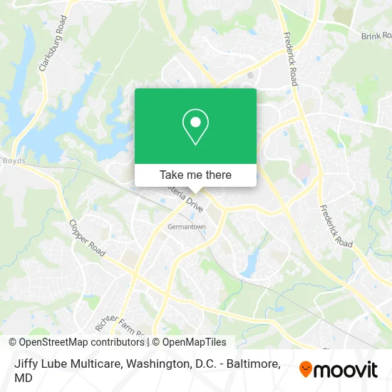 Jiffy Lube Multicare map
