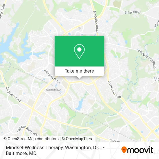 Mindset Wellness Therapy map