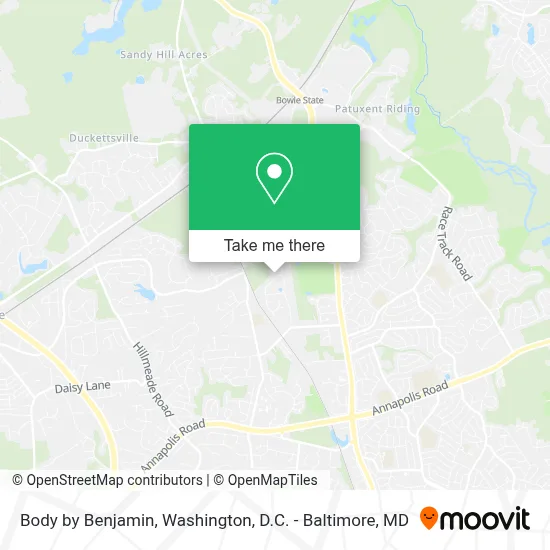 Body by Benjamin map