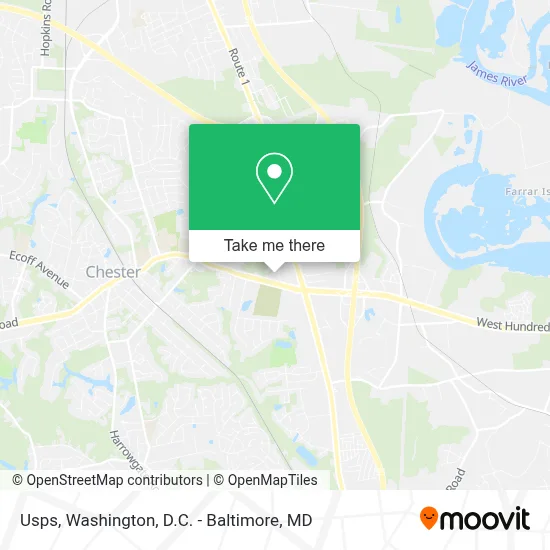 Usps map