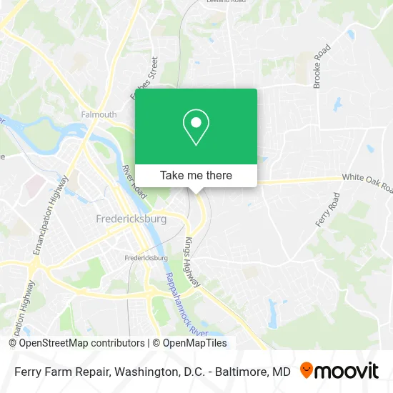 Ferry Farm Repair map