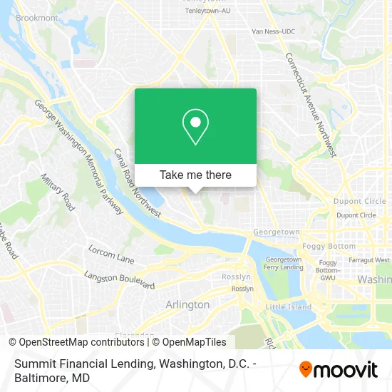 Summit Financial Lending map