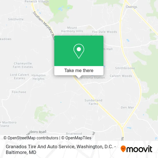 Granados Tire And Auto Service map