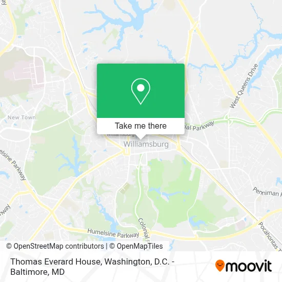 Thomas Everard House map