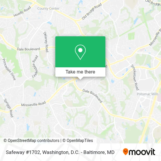Safeway #1702 map