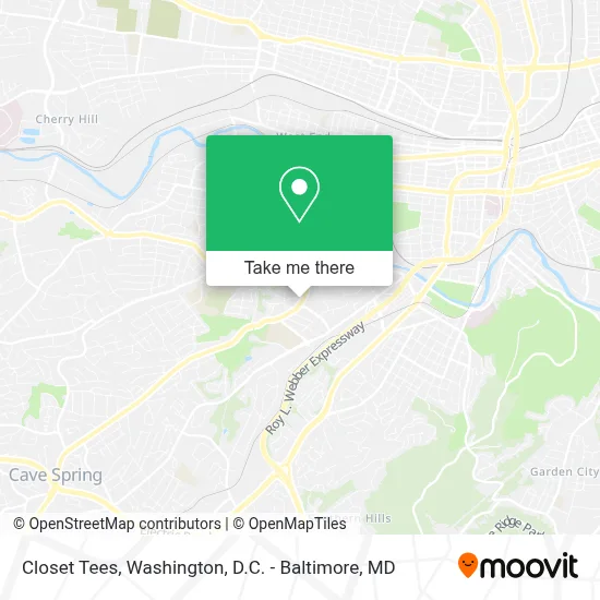 Closet Tees map