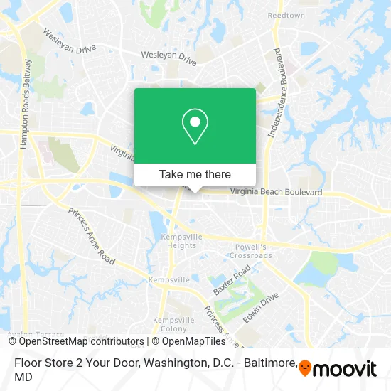 Floor Store 2 Your Door map
