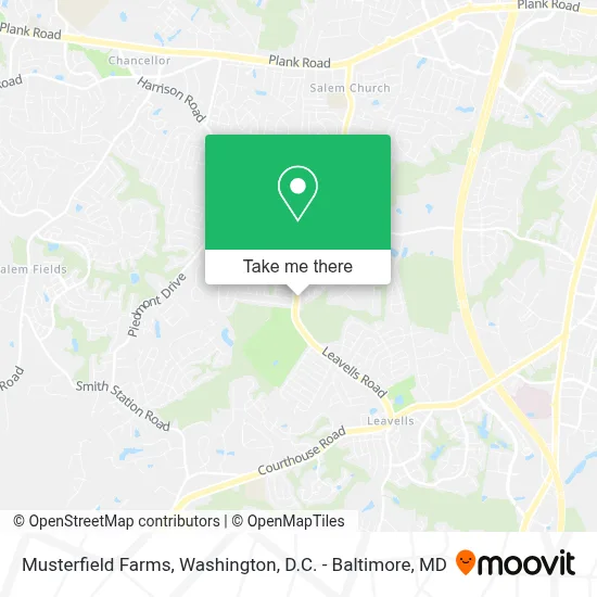 Musterfield Farms map