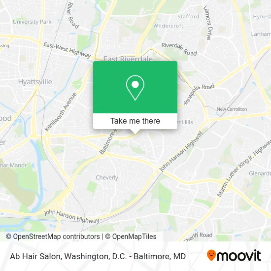 Ab Hair Salon map