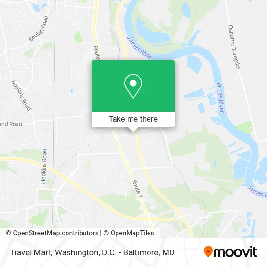 Travel Mart map