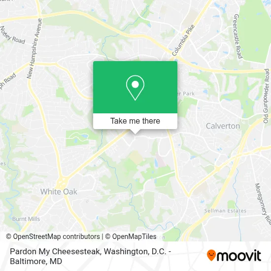 Pardon My Cheesesteak map