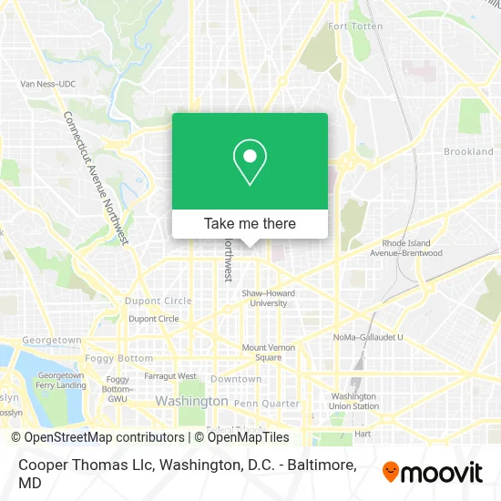 Cooper Thomas Llc map