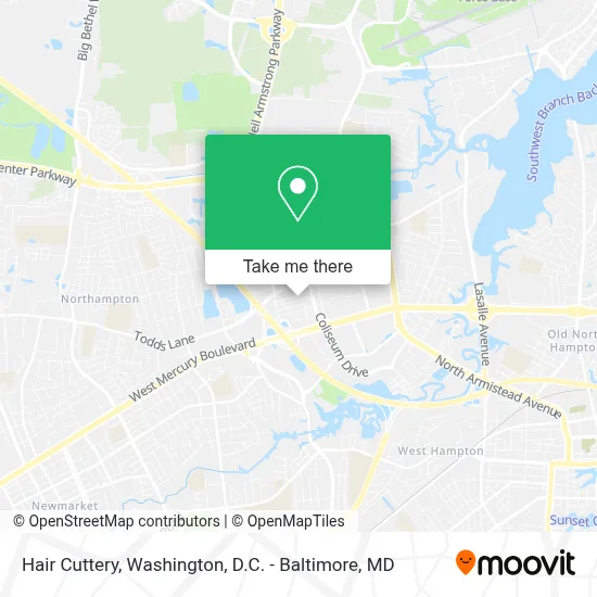 Hair Cuttery map
