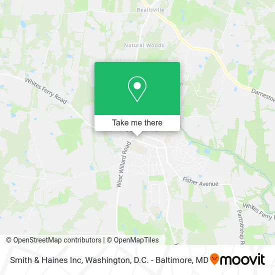Smith & Haines Inc map