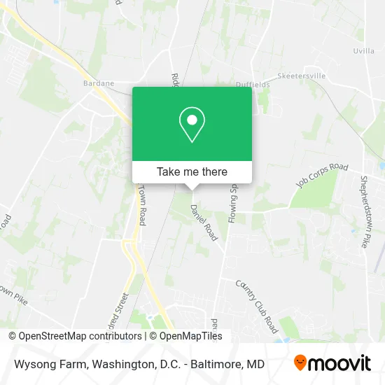 Wysong Farm map
