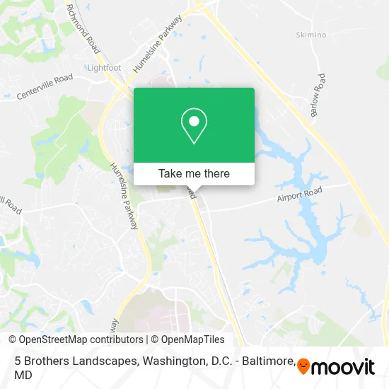 5 Brothers Landscapes map